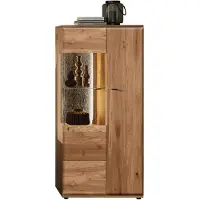 Wohn-Concept Rödemis Vitrine Wildeiche Bianco