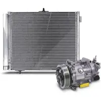 BESTPRICE Kompressor + Kondensator [Hersteller-Nr. 41846652] für Peugeot, Citroën