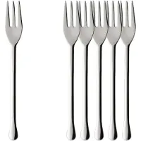 Villeroy & Boch Tafelgabel "Kuchengabeln Udine 15,6 cm 6er Set edelstahl" Spülmaschinenfest