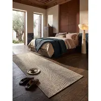 KADIMA DESIGN Läufer Flachgewebe Natur 80x150 cm - CORDEV