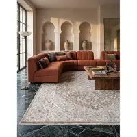 KADIMA DESIGN Teppich Pflegeleicht Braun 200x290 cm - SCRIVIA
