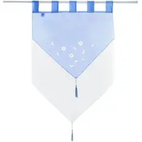 Gardinenbox SCHEIBENGARDINE GERA 90x60 cm Blau