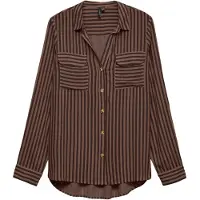 Vero Moda Langarmbluse in Chocolate Torte2 | Gr.: XL