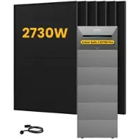 Anker SOLIX Solarbank 3 E2700 Pro Solaranlage, mit 6 x 455W Bifazialen Solarmodulen, by Powerness - 16kWh / ohne Zubehör / Selbstabholung
