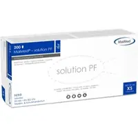 MaiMed -solution PF, blue, Latexfreier Nitril-Handschuh, blau, 200St./Box XS