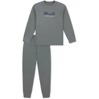 Schiesser Schlafanzug Comfort Cotton in Salbei | Gr.: 176
