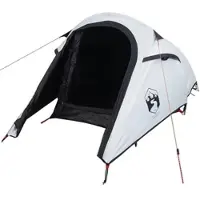 Furnicato Campingzelt Tunnelzelt Weiß 283 X 193 X 125 Cm