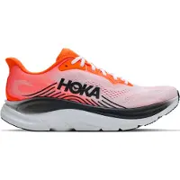 Hoka One One Clifton 11 Laufschuhe Orange Weiß AW26, Größe EU 43 1/3