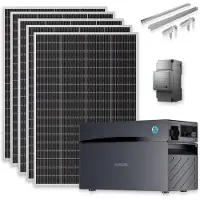 Sunshare Ray Lite 1000W + 2 kWh Glory Stromspeicher + Smart Meter & Halterung