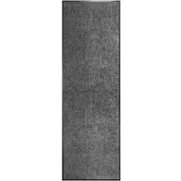 Décoshop26 - Waschbare Fußmatte anthrazit 60x180 cm DEC023180