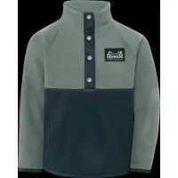 Didriksons Monte Fleece-Pullover, Dark Moss, 140