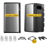 EcoFlow Stream Ultra, All-in-One Speicher für Balkonkraftwerke, by Powerness - Stream Ultra + Stream AC Pro | 3840Wh / 4 x Smart Plug / Standardversand