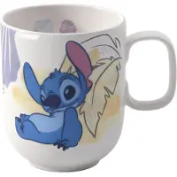 Villeroy & Boch Kinderbecher "Becher mit Henkel Disney Stitch 280 ml bunt" Spülmaschinenfest, Mikrowellensicher