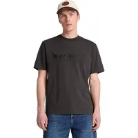 Timberland T-Shirt "ESTABLISHED 1973 - SS Embroidered Tee" Kurzarm, mit Rundhalsausschnitt, aus Baumwolle, normale Schnittform