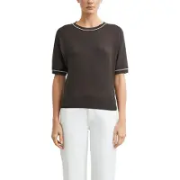 Comma Strickpullover Sommer-Strickpullover / Halbarm / Viskose