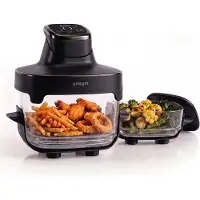 Seeger Frytkownica beztłuszczowa Glass Air Fryer 6,5L SGR1050BK Black