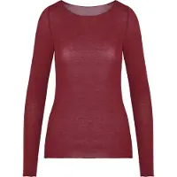 Hunkemoller Super Soft Shirt aus Kaschmir-Mix mit U-Boot-Ausschnitt Rot