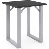 VCM Holz Bartisch Stehtisch Xona 80x80 cm