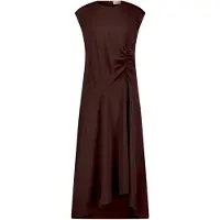 Cartoon Midikleid "Damen mit Raffung" Ohne Tasche