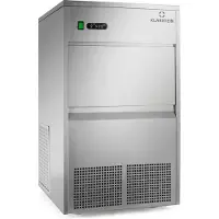 Klarstein Eiswürfelmaschine, Profi Ice Maker, Eiswürfelbereiter für Klare Eiswürfel, Eiswürfelmaschine für Gastro & Zuhause, Leise Eiswürfelmaschine Groß mit Eiswürfelbehälter, 260W, 50kg/Tag, Silber