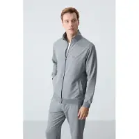 Tommy Life Herren Sweatshirt mit Reißverschlusskragen und Hose Set