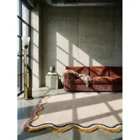 KADIMA DESIGN Wollteppich geometrisch Bunt 200 x 290 cm - WINCH