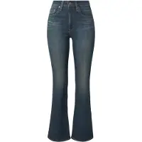 Levi's Bootcut-Jeans "725 HIGH RISE BOOTCUT", Damen, Gr. 31, Länge 30, blau (tint time), Denim/Jeans, Obermaterial: 80% Baumwolle, 19% Polyester, 1% Elasthan, bootcut fit lang, Jeans Bootcut-Jeans