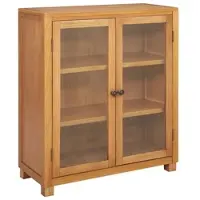 Helloshop26 - Moderner rechteckiger Schrank mit flexibler Aufbewahrung 80 x 35 x 95 cm braunes Holzwerkstoff 02_0058220
