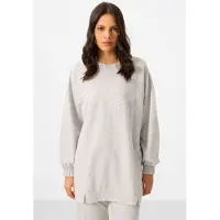 Tommy Life Übergroßes Fleece-Sweatshirt- und Hosen-Set