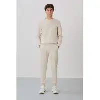 Tommy Life Herren Baumwoll-Polyester Fleece Sweatshirt und Hose Set