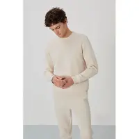 Tommy Life Herren Baumwoll-Polyester Fleece Sweatshirt und Hose Set