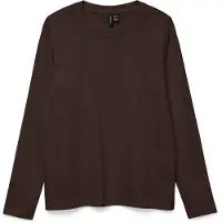 Vero Moda Langarmshirt "VMPAULINA LS T-SHIRT GA JRS NOOS" Baumwolle, regular fit