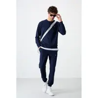 Tommy Life Herren Oversized Sweatshirt- und Hosen-Set