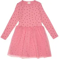 s.Oliver Kleid langarm Tüllrock Punkte, rosa, 104