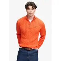 Superdry Preppy Cotton Cable Halbzippullover