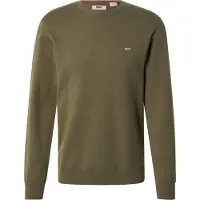 Levi's Herren Strickpullover - "Lightweight Housemark Sweater", Rundhals, Baumwoll-Mix