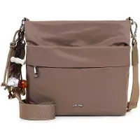 Suri Frey Umhängetasche "Umhängetasche SFY Sandey", Damen, Gr. B/H/T: 29cm x 28cm x 7cm 0, grau (taupe 900), Polyester, Taschen Umhängetasche