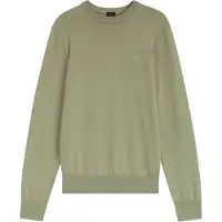 BOSS Pullover aus Baumwoll-Mix mit Logo-Patch Grösse M