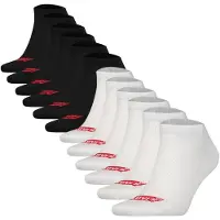 Levi's Unisex Sneakersocken, 12er Pack - Low Cut Batwing Logo, ECOM