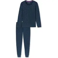 Schiesser Schlafanzug "Casual Essentials" 2tlg., 2 mit eingefasster, runder Halsausschnitt