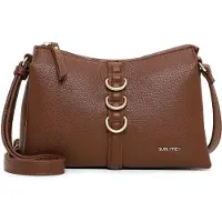 Suri Frey Umhängetasche "Umhängetasche SFY Thessy", Damen, Gr. B/H/T: 25cm x 16cm x 6cm 0, braun (cognac 700), Polyester, Taschen Umhängetasche