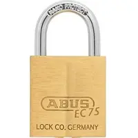 ABUS AV-Vorhangschloss 75/30 5 Schl., Messing massiv