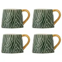 Bloomingville Woodsby-Tassenset, 4er-Pack