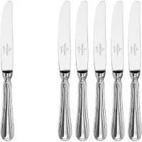 Villeroy & Boch Tafelmesser "Tafelmesser Kreuzband Septfontaines 225 mm 6er Set silber" Spülmaschinenfest