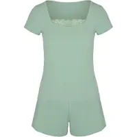 Hunkemoller Pyjama-Set Grün