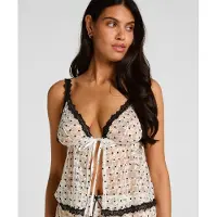 Hunkemoller Pyjama-Top Dolly Weiß
