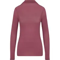 Hunkemoller Super Soft Shirt aus Kaschmir-Mix mit Rollkragen Lila