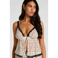Hunkemoller Pyjama-Top Dolly Weiß