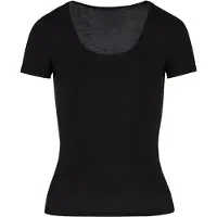 Hunkemoller Basic Top Kurzarm Schwarz