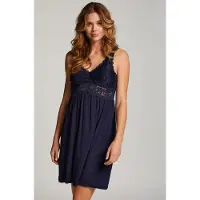 Hunkemoller Slipdress Nora Lace Blau